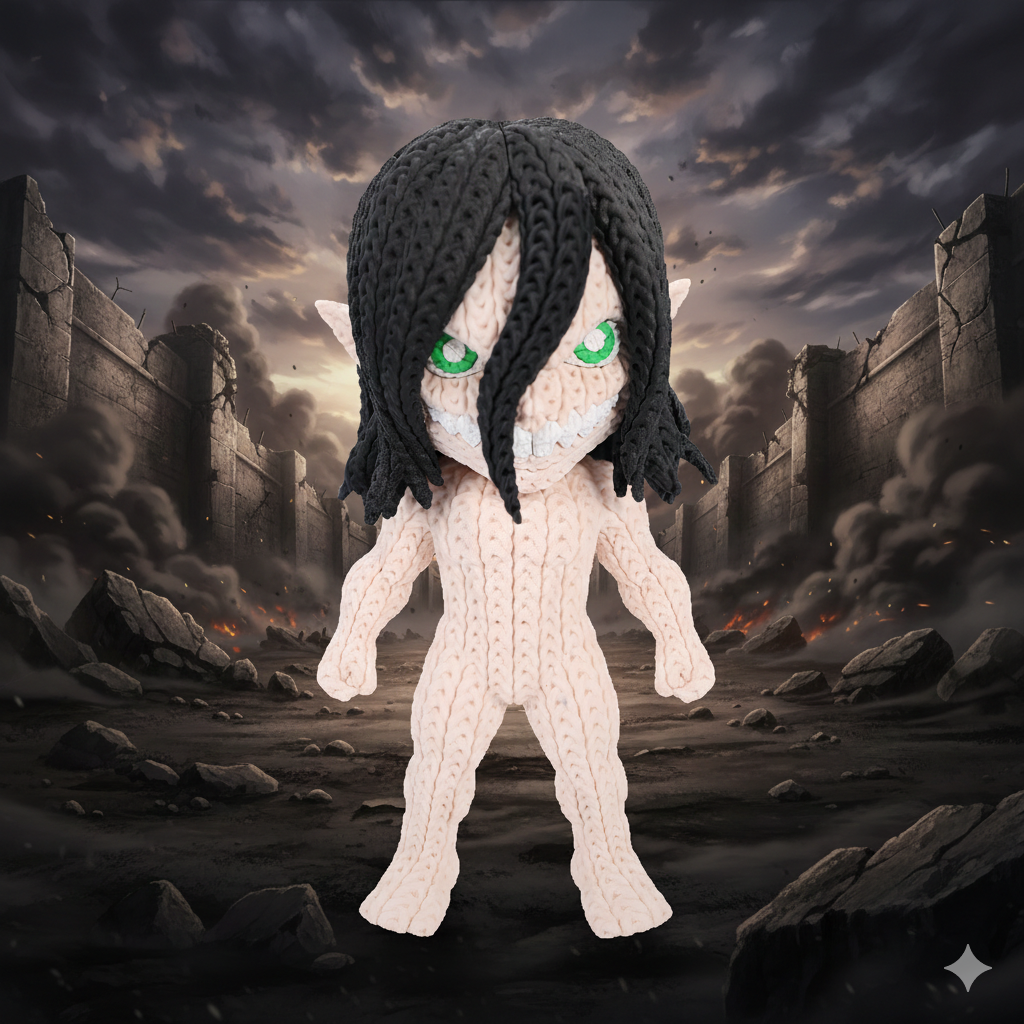 Knitted / Crochet Attack on Titan Crew