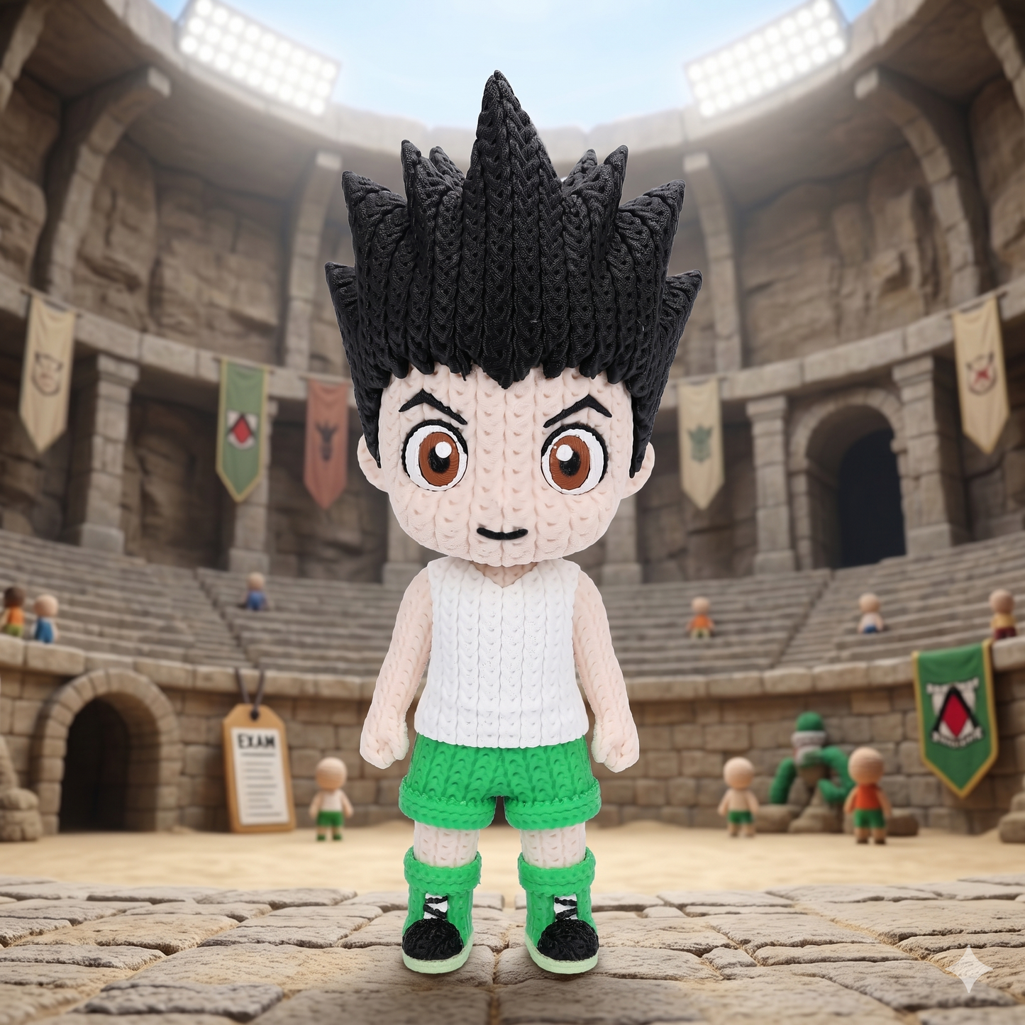 Knitted / Crochet Gon Freecss