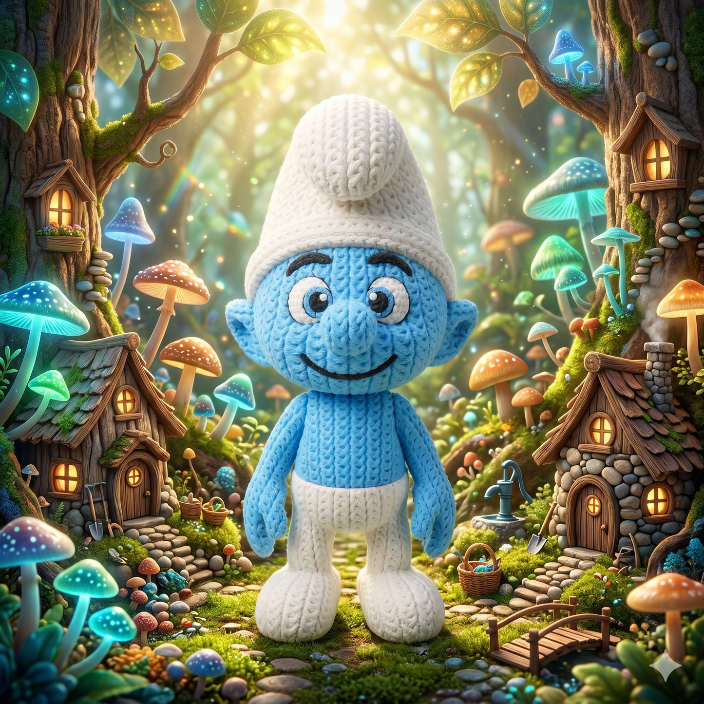 Knitted / Crochet Smurf