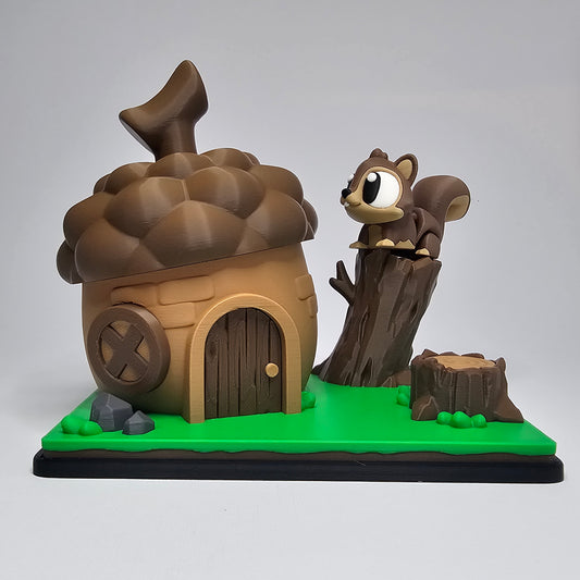 Squirrel Pocket Pet with Squirrel House