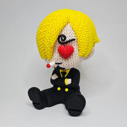 Knitted / Crochet One Piece Straw Hat Pirates