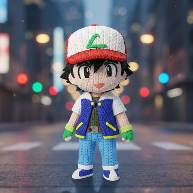 Knitted / Crochet Ash, Misty & Brock