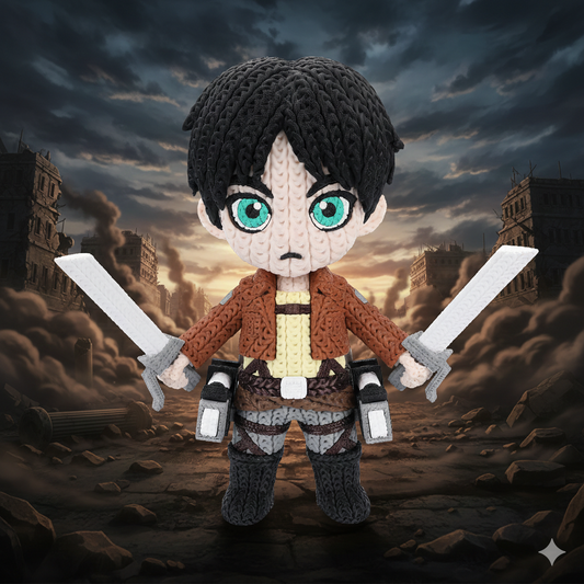 Knitted / Crochet Attack on Titan Crew