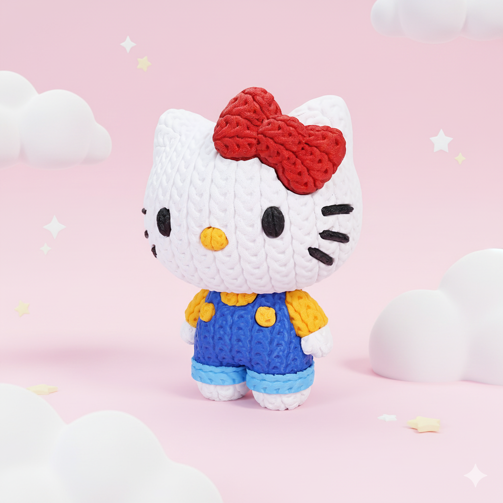 Knitted / Crochet Hello Kitty