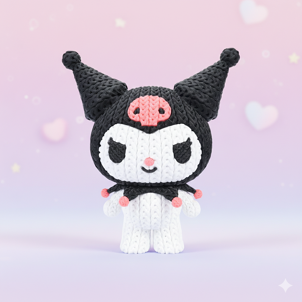 Knitted / Crochet Kuromi