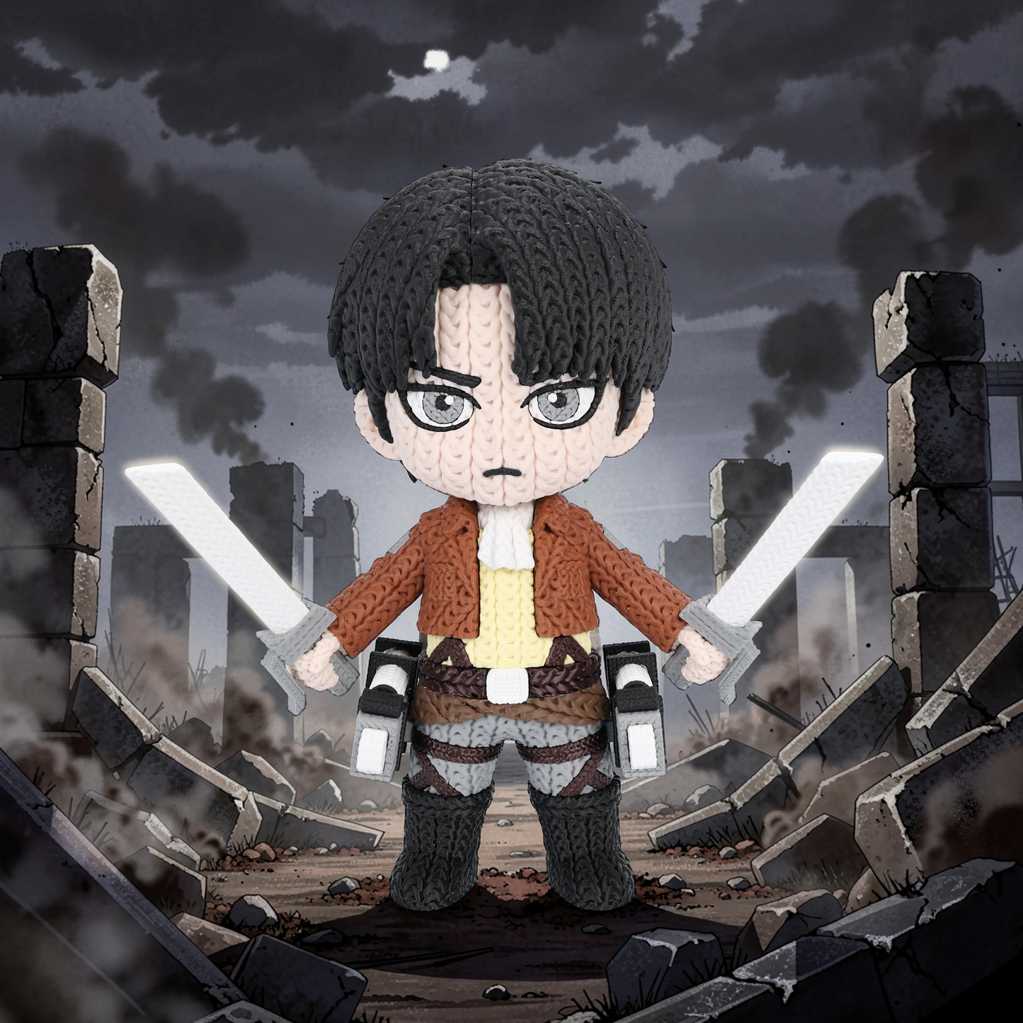 Knitted / Crochet Attack on Titan Crew