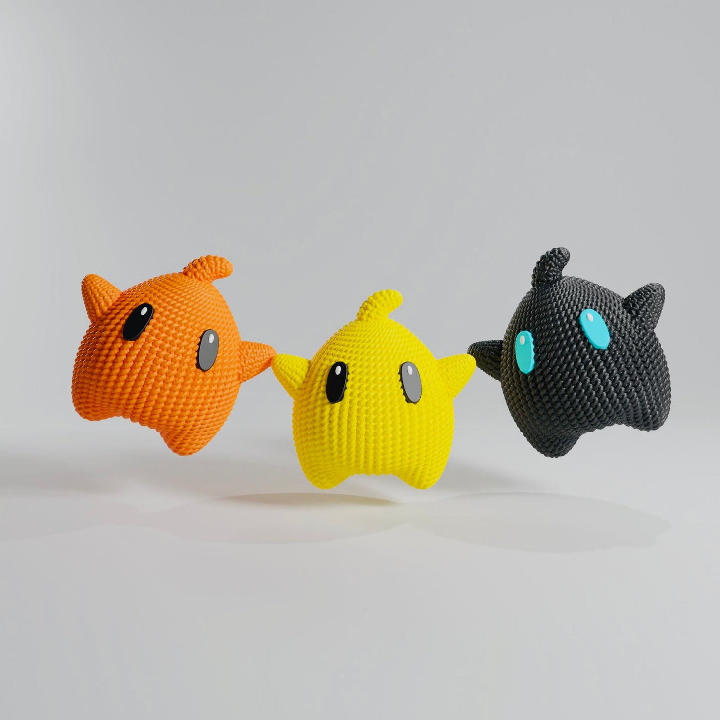 Knitted / Crochet Super Mario Crew