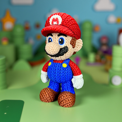 Knitted / Crochet Super Mario Crew