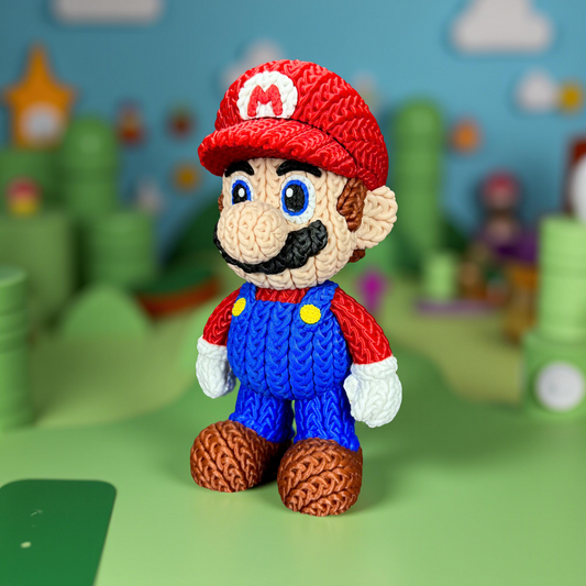 Knitted / Crochet Super Mario Crew