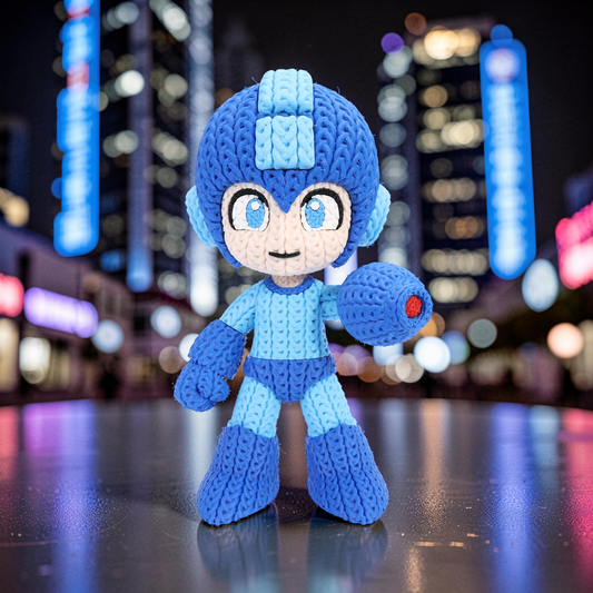 Knitted / Crochet Mega Man