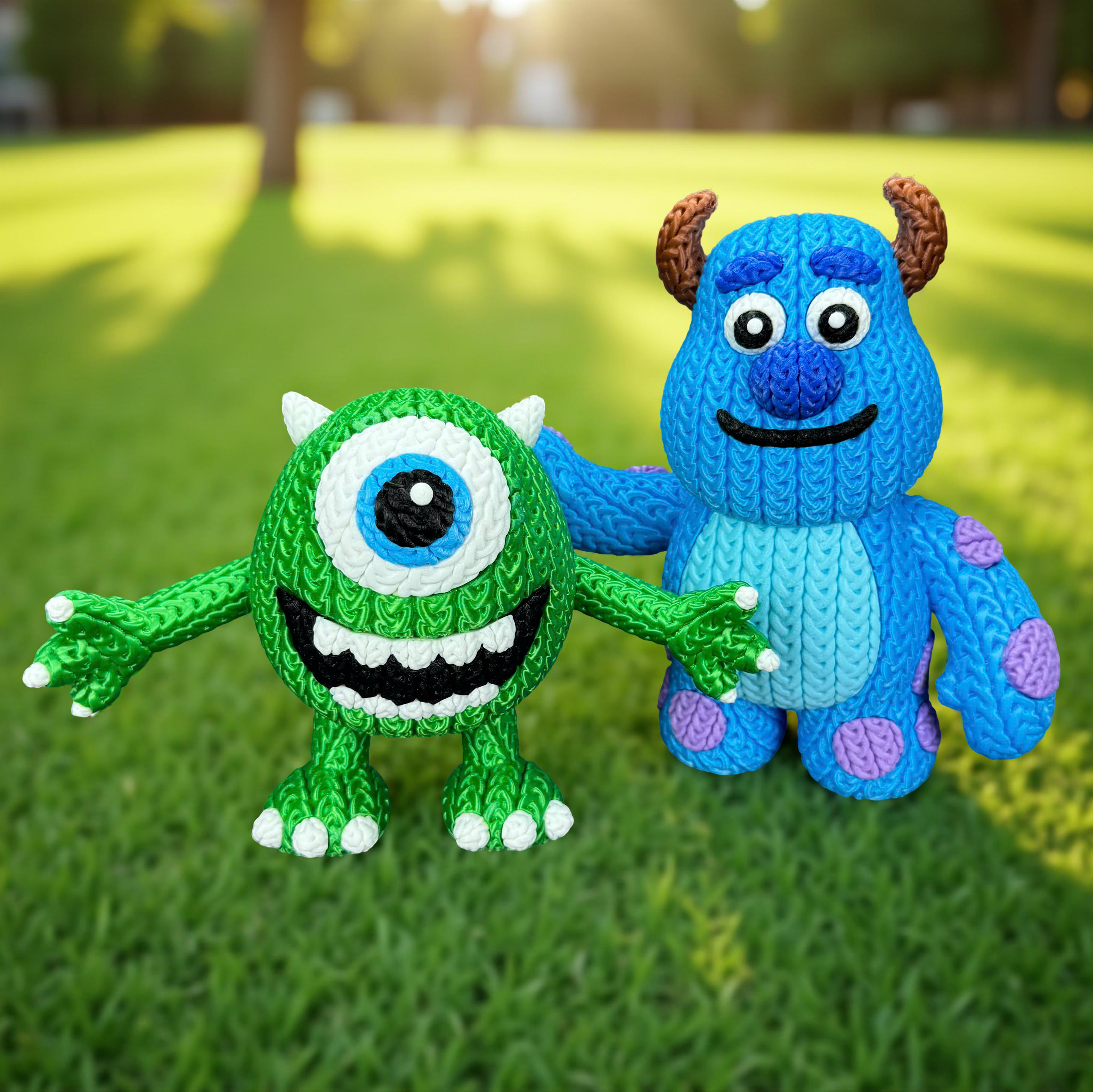 Knitted / Crochet Monsters Inc – 3DB Print Lab