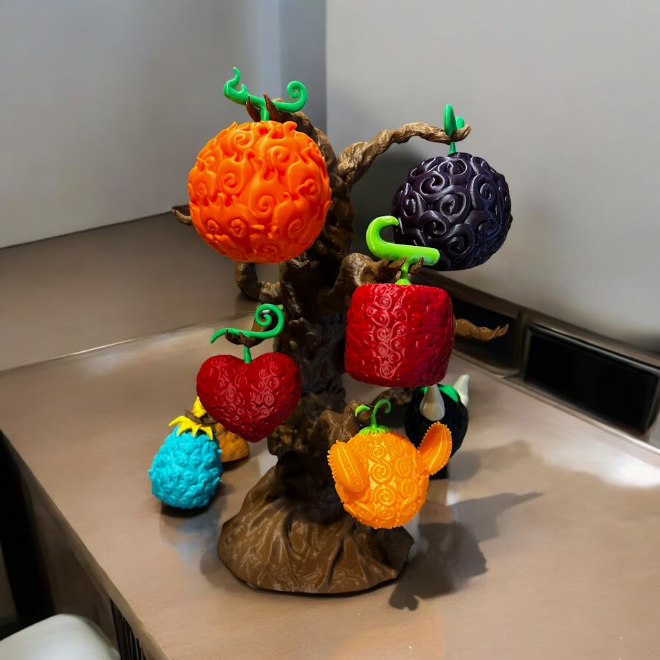 Devil Fruit Tree Display - 8‑Fruit Holder
