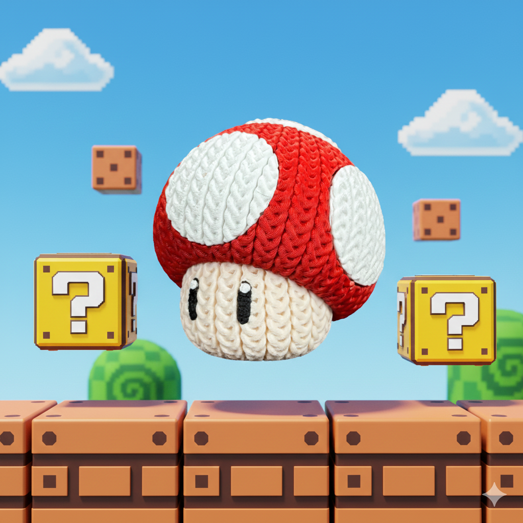 Knitted / Crochet Super Mario Crew