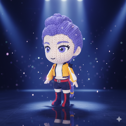 Knitted / Crochet K-pop Demon Hunter Crew