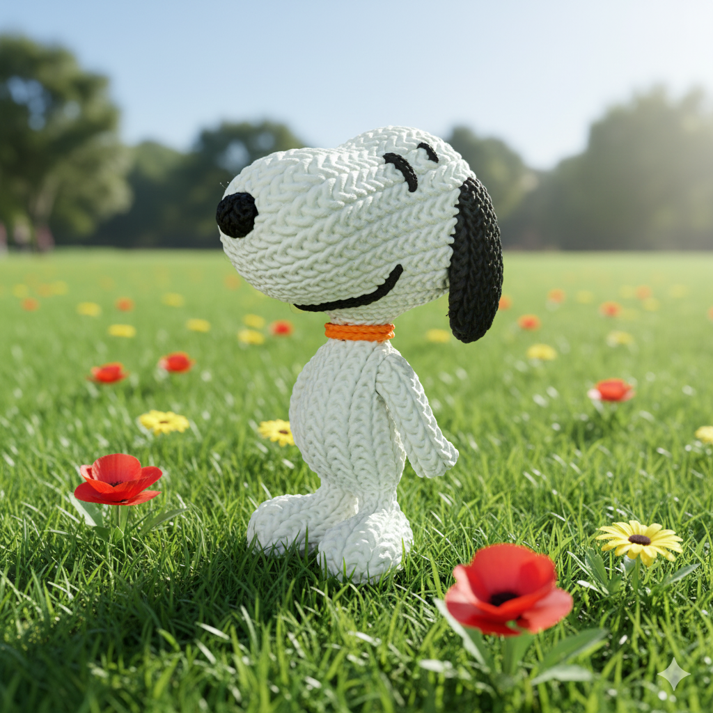 Knitted / Crochet Snoopy