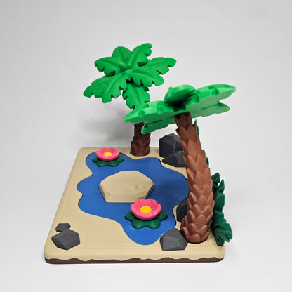 Flamingo Pocket Pet with Oasis Biome