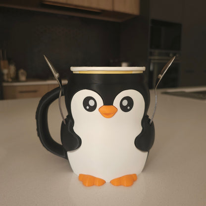 Pebbles - the Penguin Ice Cream Pint Holder