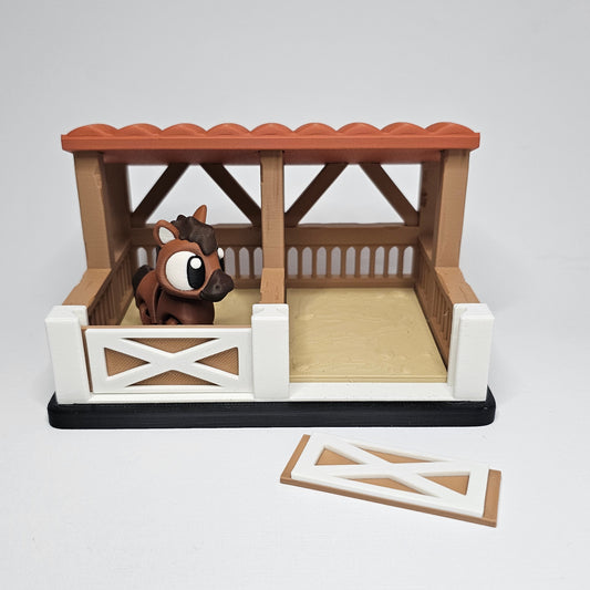 Horse Pocket Pet with Stable Biome