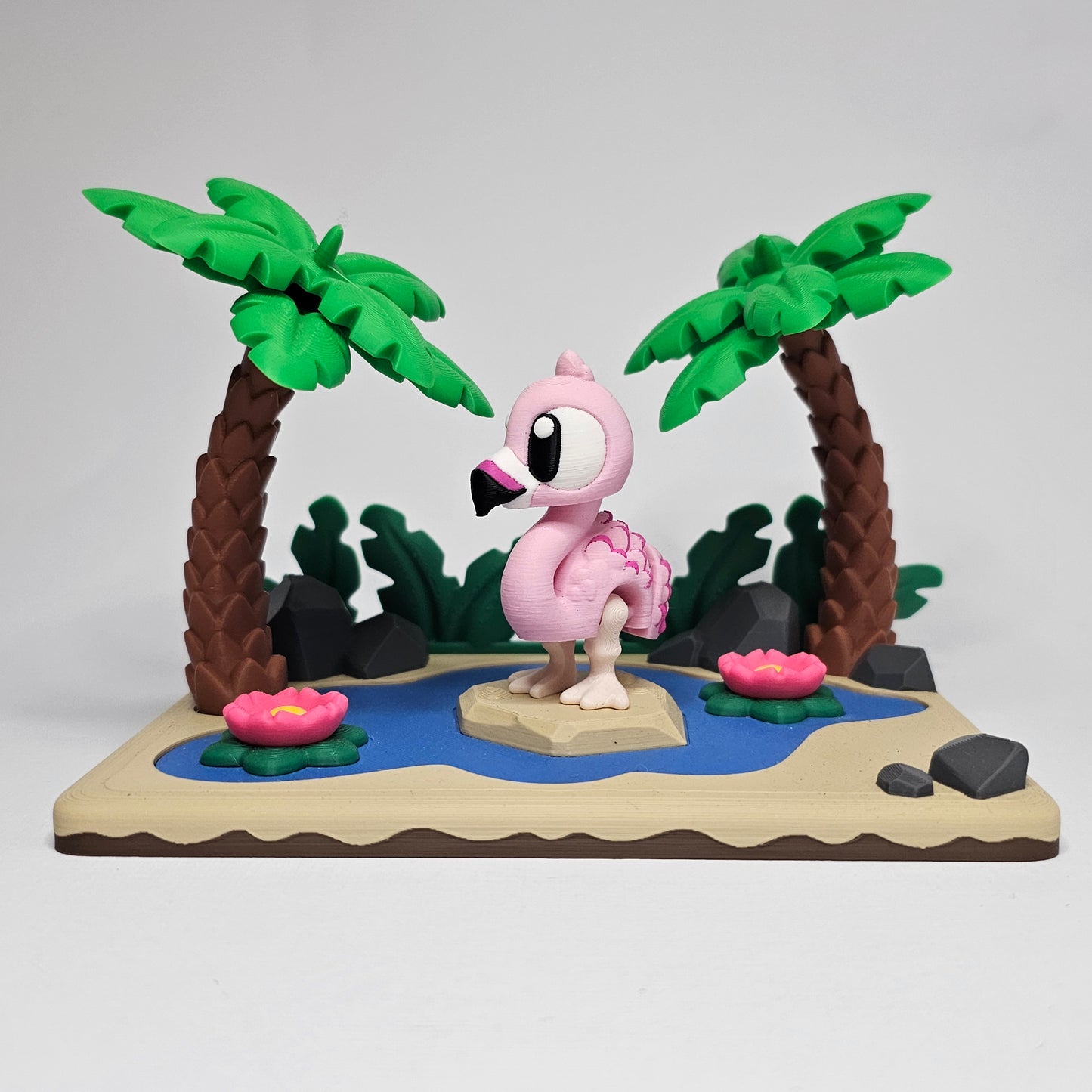 Flamingo Pocket Pet with Oasis Biome