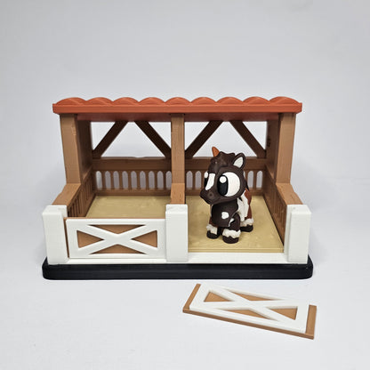Horse Pocket Pet with Stable Biome