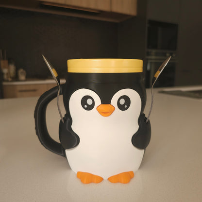 Pebbles - the Penguin Ice Cream Pint Holder
