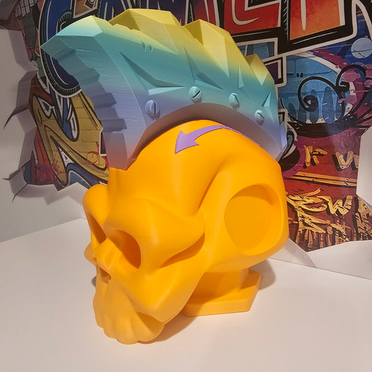 Universal Headset Stand - Cyper Punk Skull