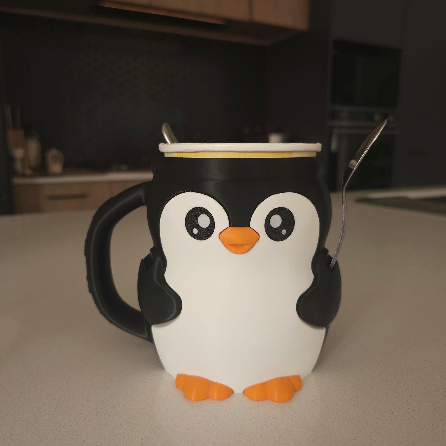 Pebbles - the Penguin Ice Cream Pint Holder