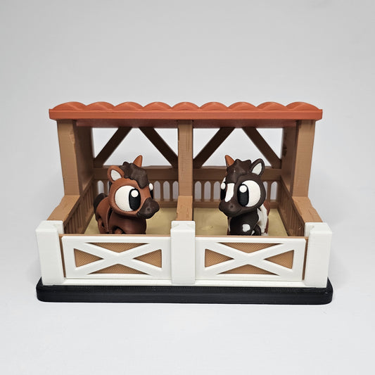 Horse Pocket Pet with Stable Biome
