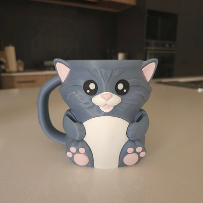 Cuddles -  the Cat Ice Cream Pint Holder