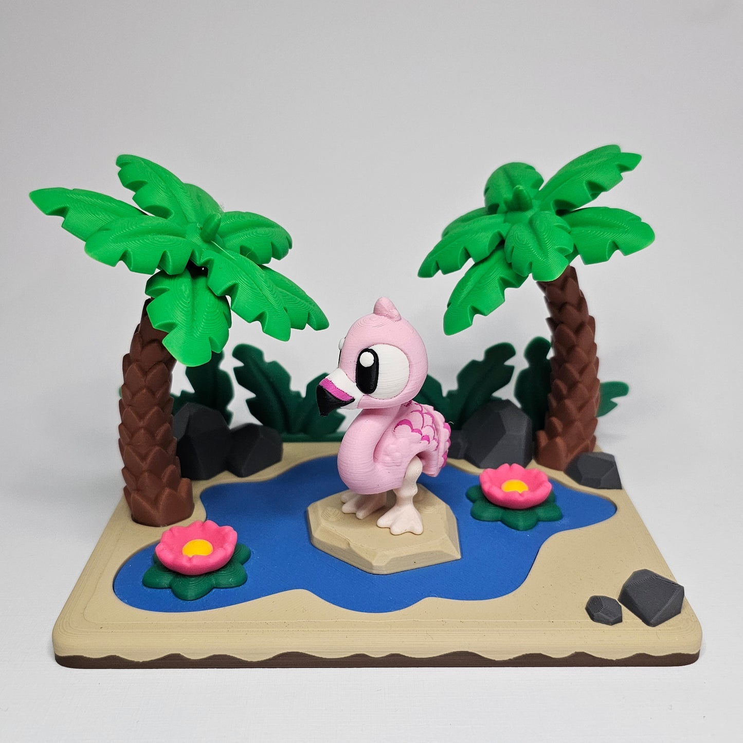 Flamingo Pocket Pet with Oasis Biome
