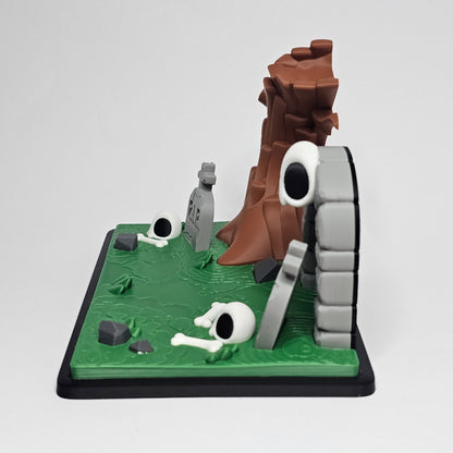 Mini Spooky Graveyards